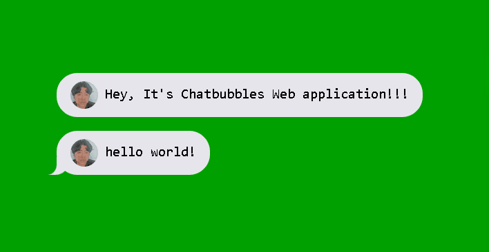 Chatbubbles Web Application