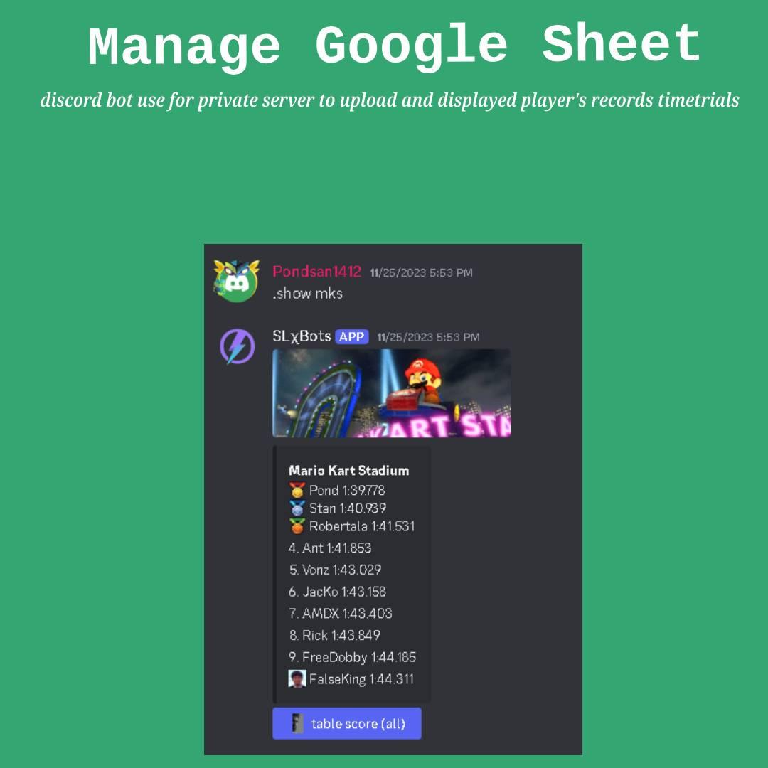 Google Sheet bot